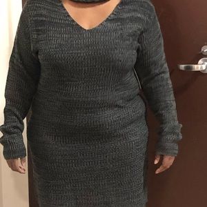 NWT sweater dress front neck opening. Very sexy 3X